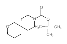 2-恶-9-氮杂螺[5.5]十一烷-9-羧酸叔-丁基酯结构式