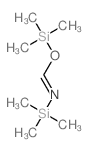 N-trimethylsilyl-1-trimethylsilyloxy-methanimine structure