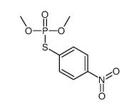 Thiophosphoric acid O,O-dimethyl S-(4-nitrophenyl) ester结构式