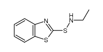 2-Benzothiazolesulfenamide,N-ethyl-(9CI) Structure