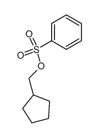 cyclopentylmethyl benzenesulfonate结构式