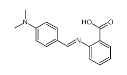 2-[[[4-(dimethylamino)phenyl]methylene]amino]benzoic acid Structure