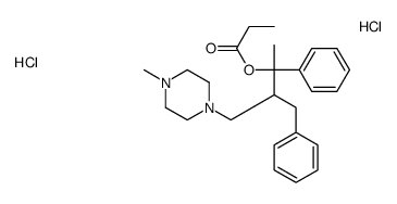 [3-benzyl-4-(4-methylpiperazin-1-yl)-2-phenylbutan-2-yl] propanoate,dihydrochloride结构式