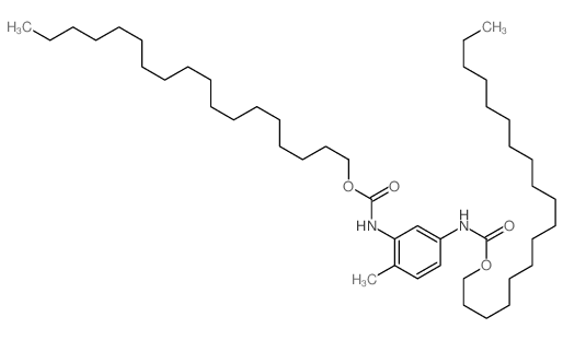 Carbamicacid, (4-methyl-1,3-phenylene)bis-, dioctadecyl ester (9CI) structure