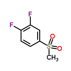 3,4-Difluorophenyl methyl sulfone Structure