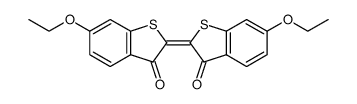 6,6'-diethoxy-cis-thioindigo结构式