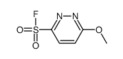 6-methoxypyridazine-3-sulfonyl fluoride Structure