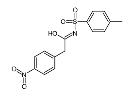 N-[(4-Methylphenyl)sulfonyl]-2-(4-nitrophenyl)acetamide Structure