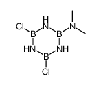 4,6-dichloro-N,N-dimethyl-1,3,5,2,4,6-triazatriborinan-2-amine Structure