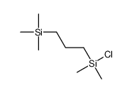 chloro-dimethyl-(3-trimethylsilylpropyl)silane Structure