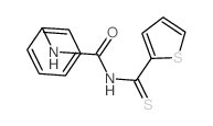 2-Thiophenecarbothioamide,N-[(phenylamino)carbonyl]- Structure