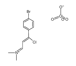 3-(4-Bromphenyl)-3-chlor-1-dimethylimmoniumpropen-(2)结构式