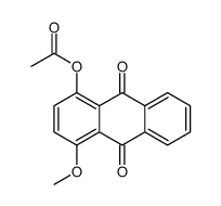 (4-methoxy-9,10-dioxoanthracen-1-yl) acetate Structure