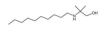 β-decylamino-isobutyl alcohol结构式