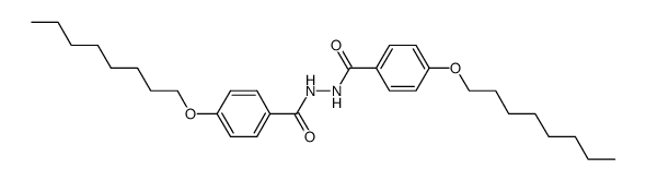 N,N'-Bis-<4-octyloxy-benzoyl>-hydrazin结构式