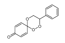 3-phenyl-1,2,5-trioxaspiro[5.5]undeca-7,10-dien-9-one结构式