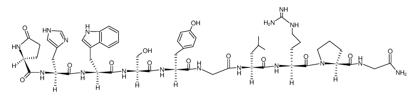 (D-Leu7)-LHRH trifluoroacetate salt结构式