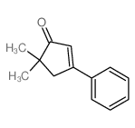 5,5-dimethyl-3-phenyl-cyclopent-2-en-1-one Structure