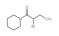 1-(2-Bromobutanoyl)piperidine Structure