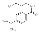 Benzamide,N-butyl-4-(1-methylethyl)- Structure