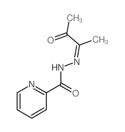 Picolinic acid, (1-methylacetonylidene)hydrazide结构式