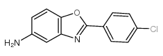 2-(4-chloro-phenyl)-benzooxazol-5-ylamine structure