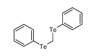 phenyltellanylmethyltellanylbenzene结构式