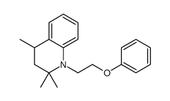2,2,4-trimethyl-1-(2-phenoxyethyl)-3,4-dihydroquinoline Structure