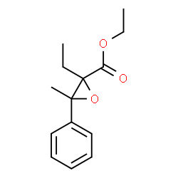 ethyl 2-ethyl-3-methyl-3-phenyl glycidate structure