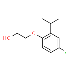 2-[4-Chloro-2-(1-methylethyl)phenoxy]ethanol结构式