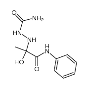 2-(2-hydroxy-1-oxo-1-(phenylamino)propan-2-yl)hydrazinecarboxamide Structure