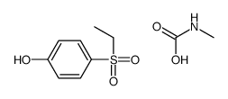 4-ethylsulfonylphenol,methylcarbamic acid结构式