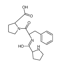 (2S)-1-[(2S)-3-phenyl-2-[[(2S)-pyrrolidine-2-carbonyl]amino]propanoyl]pyrrolidine-2-carboxylic acid Structure