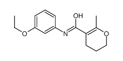 N-(3-ethoxyphenyl)-6-methyl-3,4-dihydro-2H-pyran-5-carboxamide Structure