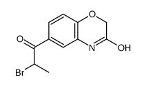 6-(2-bromopropanoyl)-4H-1,4-benzoxazin-3-one结构式