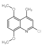 2-氯-5,8-二甲氧基-4-甲基喹啉结构式