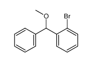 1-bromo-2-(methoxy(phenyl)methyl)benzene Structure