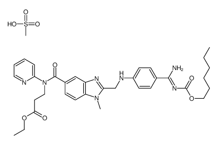 DABIGATRAN ETEXILATE MESLATE结构式