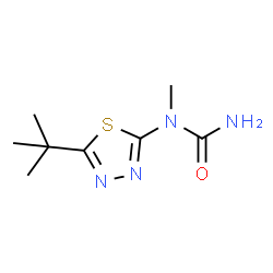 Urea, N-5-(1,1-dimethylethyl)-1,3,4-thiadiazol-2-yl-N-methyl-结构式
