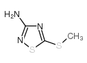 5-methylsulfanyl-1,2,4-thiadiazol-3-amine Structure