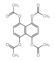 (4,5,8-triacetyloxynaphthalen-1-yl) acetate结构式