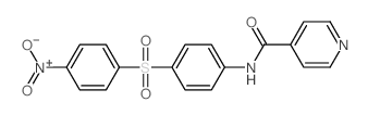 4-Pyridinecarboxamide,N-[4-[(4-nitrophenyl)sulfonyl]phenyl]- picture