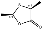 2β,4α-Dimethyl-1,3-oxathiolan-5-one结构式