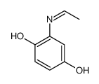 1,4-Benzenediol, 2-(ethylideneamino)- (9CI) structure