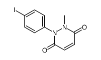 1-(4-iodophenyl)-2-methylpyridazine-3,6-dione结构式