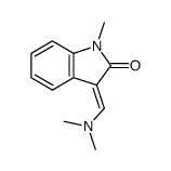 3-[1-Dimethylamino-meth-(E)-ylidene]-1-methyl-1,3-dihydro-indol-2-one结构式