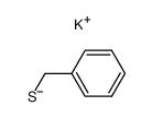 potassium benzenemethanethiolate Structure