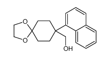 (8-naphthalen-1-yl-1,4-dioxaspiro[4.5]decan-8-yl)methanol Structure