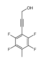 3-(2,3,5,6-tetrafluoro-4-methylphenyl)prop-2-yn-1-ol Structure