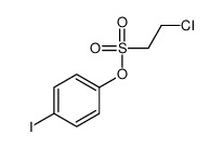 (4-iodophenyl) 2-chloroethanesulfonate Structure